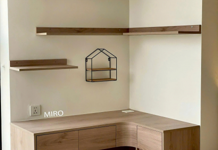 Dự án công trình tủ kệ gỗ tại Quận 9 – Miro Decor