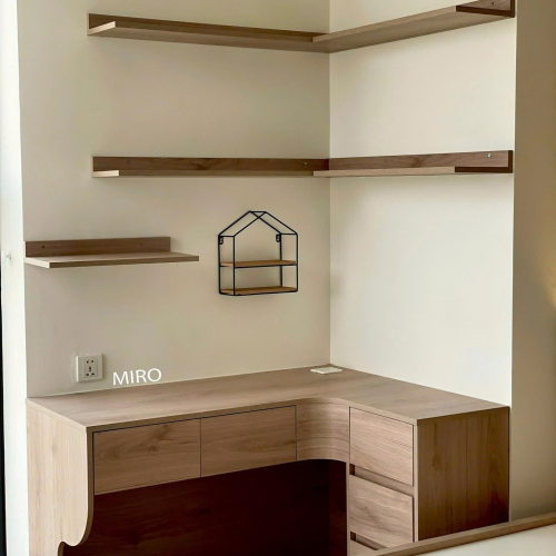 Dự án công trình tủ kệ gỗ tại Quận 9 – Miro Decor