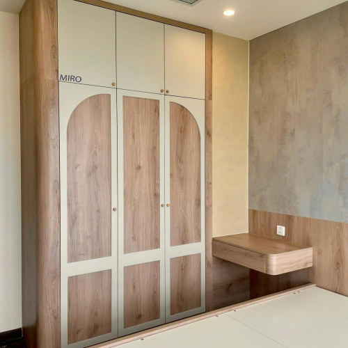 Dự án công trình tủ kệ gỗ tại Quận 9 – Miro Decor