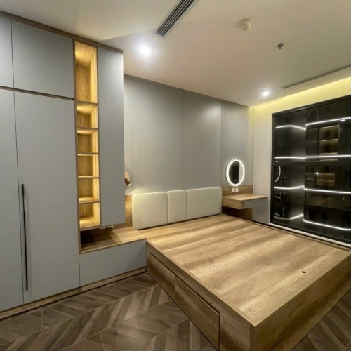 Dự án thi công nội thất gỗ căn hộ hiện đại tại Quận 9 – Miro Decor