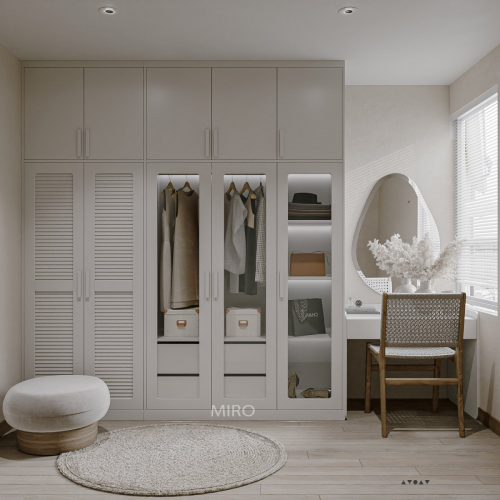 Mẫu Tủ Áo Hiện Đại