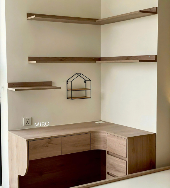 Dự án công trình tủ kệ gỗ tại Quận 9 – Miro Decor