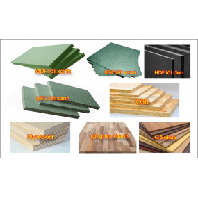 Gỗ Công Nghiệp (MDF, HDF, MFC)