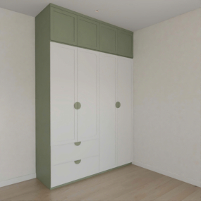 Tủ đồ gỗ chạm trần