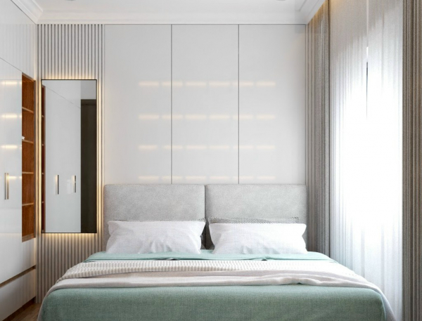 Giường ngủ hiện đại MDF phủ Melamine