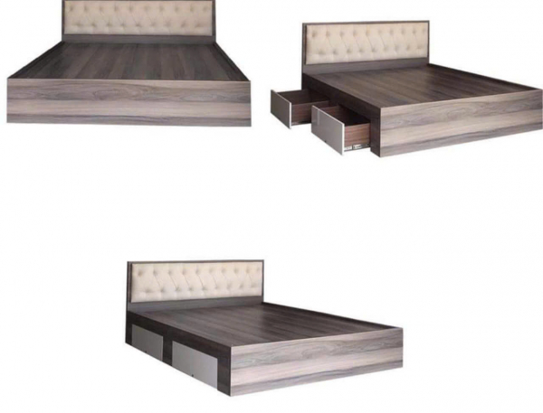 Giường ngủ hiện đại MDF phủ Melamine